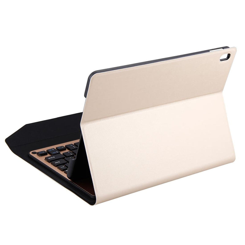 Aluminum Keyboard & Leather Tablet Case For Ipad Pro 10.5 / Air 2019 - Bluetooth Detachable Water Repellent - Gold