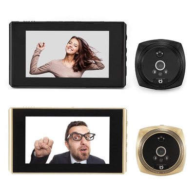 4.3 Screen Video Doorbell With 2.0Mp Resolution - Gold