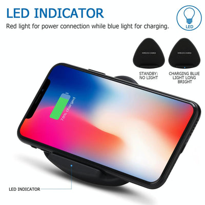 10W Fast Charging Qi Wireless Charger Pad - Gold