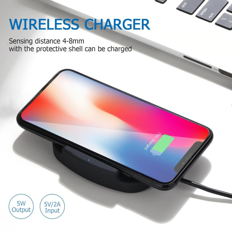 10W Fast Charging Qi Wireless Charger Pad - Gold