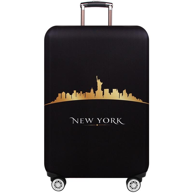 Protective Luggage Cover - Durable Elastic Anti-dust - Small Size - Gold Leaf