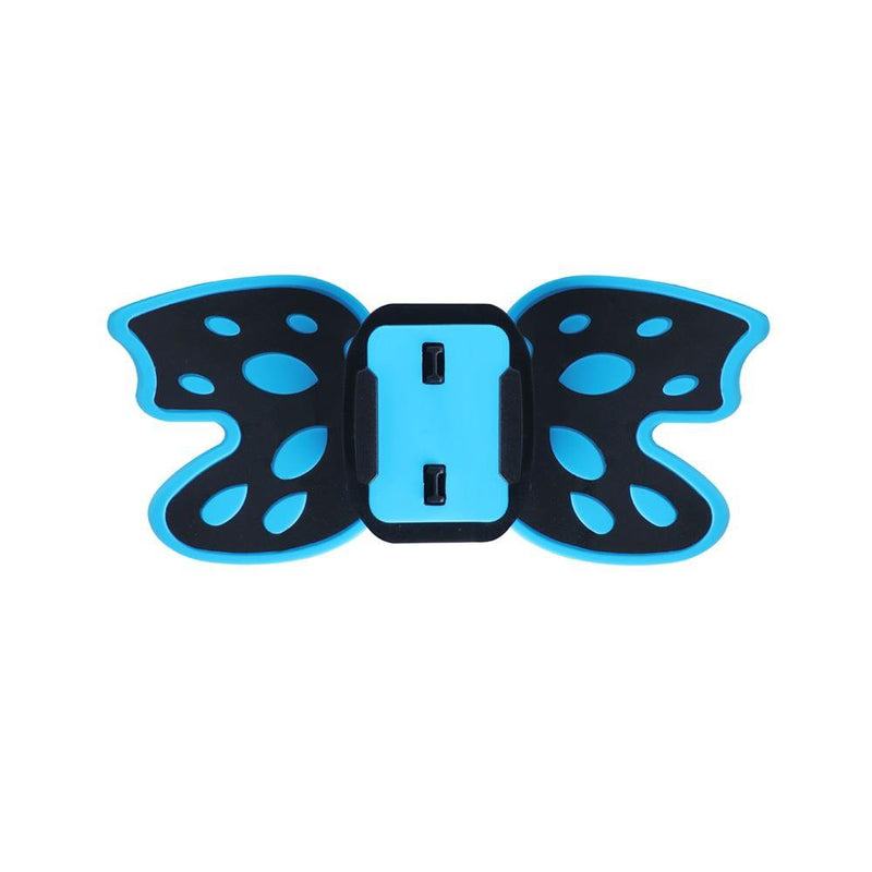 Gopro Helmet Mount Adapter - Butterfly Design - Blue