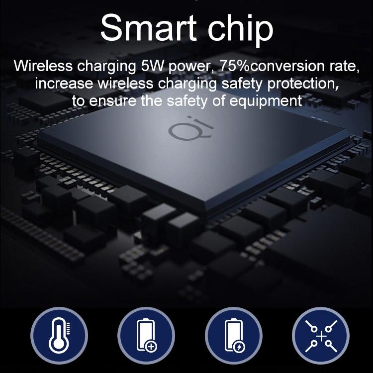 10W Qi Wireless Charger Mouse Pad 26.2 X 19.8 X 0.65Cm - Blue