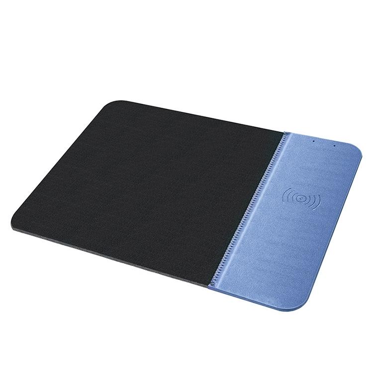 10W Qi Wireless Charger Mouse Pad 26.2 X 19.8 X 0.65Cm - Blue