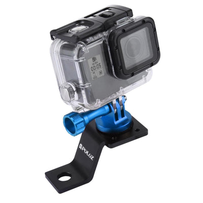 Universal Motorcycle Mount for Action Cameras - Blue