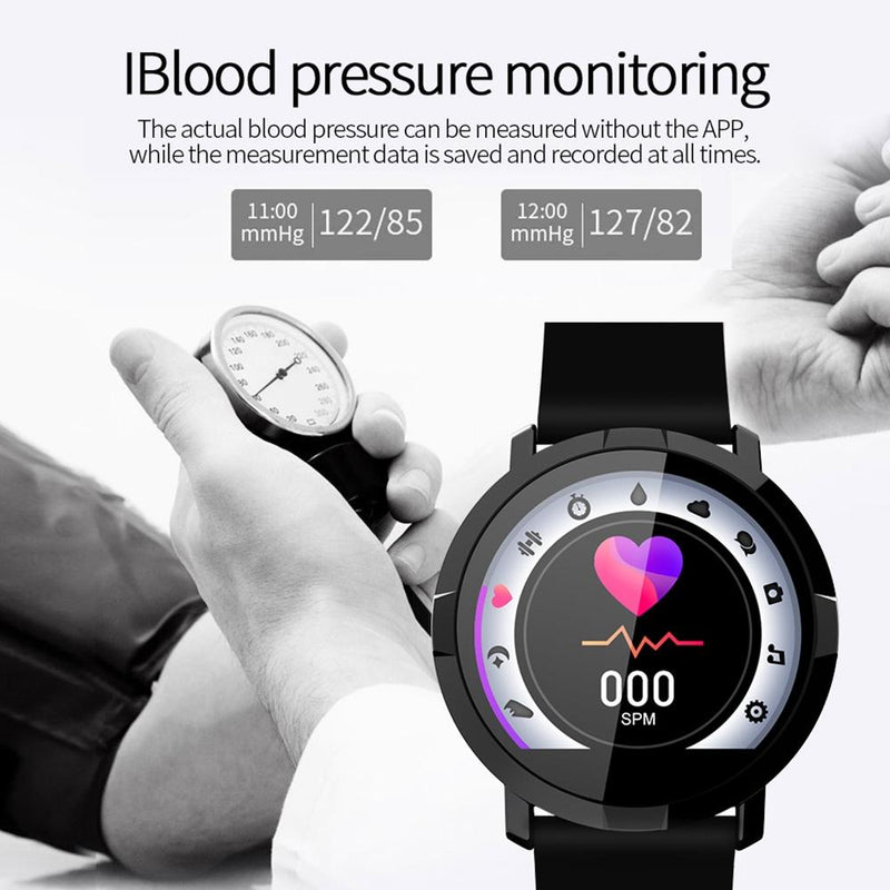Waterproof Smart Bracelet With Heart Rate Monitor And Sleep Tracker - Blue