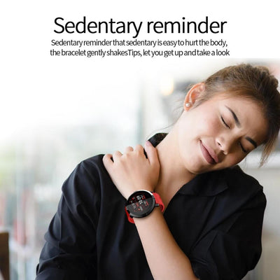 Waterproof Smart Bracelet With Heart Rate Monitor And Sleep Tracker - Blue