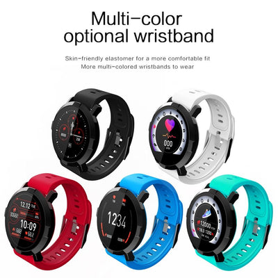 Waterproof Smart Bracelet With Heart Rate Monitor And Sleep Tracker - Blue