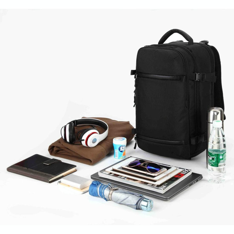 17 Inch Waterproof Usb Shoulder Backpack for Travel - Blue