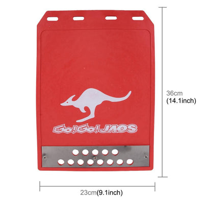 Premium Heavy Duty Molded Splash Front And Rear Mud Flaps Fender Guard Medium Size Random Pattern Delivery - Blue