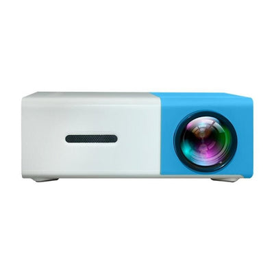 Portable Mini Home Theater Projector - 400 Lumens Hdmi / Av / Sd / Usb Remote Control - Blue