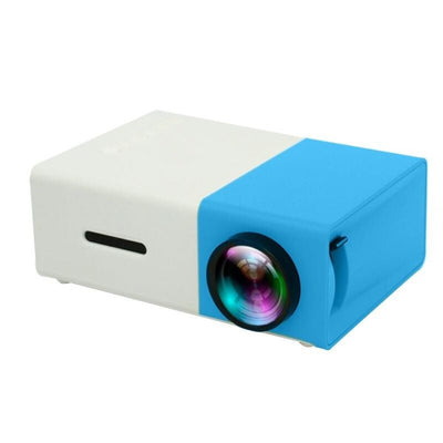 Portable Mini Home Theater Projector - 400 Lumens Hdmi / Av / Sd / Usb Remote Control - Blue