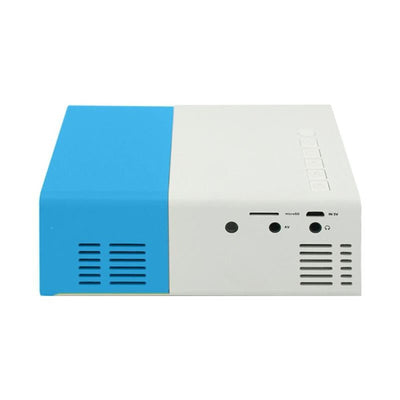 Portable Mini Home Theater Projector - 400 Lumens Hdmi / Av / Sd / Usb Remote Control - Blue