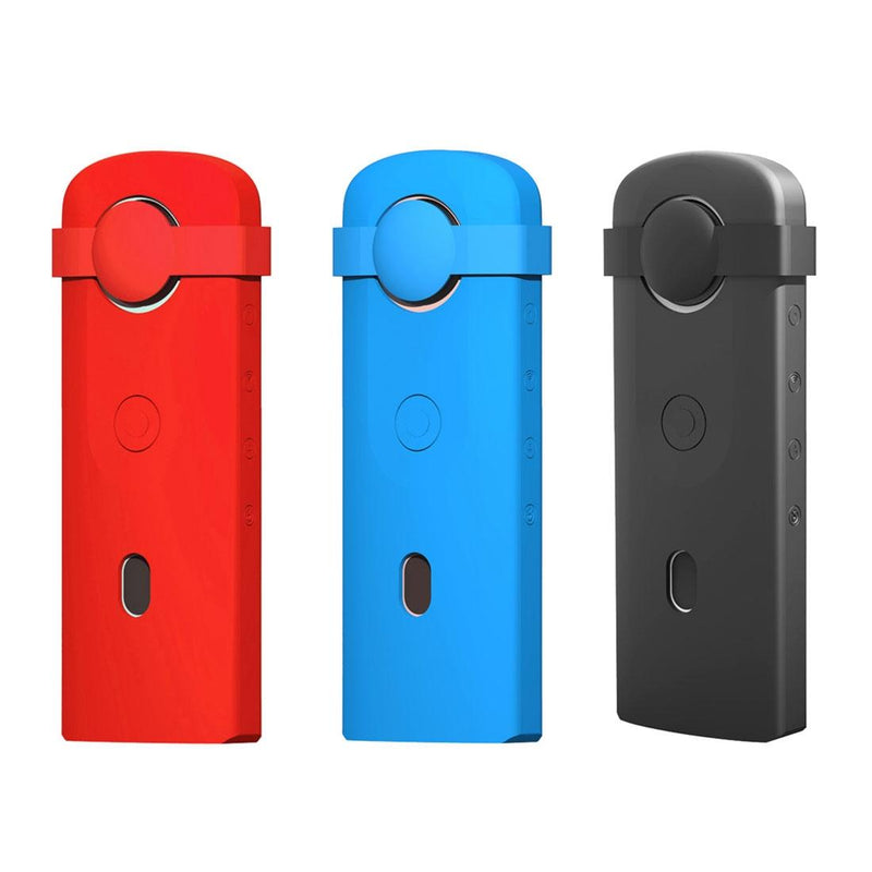360 Camera Silicone Case with Lens Cover for Ricoh Theta Sc2 - Blue