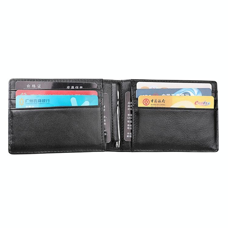 Anti-magnetic Leather Rfid Wallet - Sleek & Secure - Blue