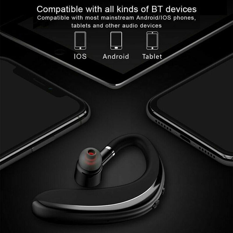 Wireless Business Sports Bluetooth Earphones - Fast Charging Bluetooth 5.0 - Blue