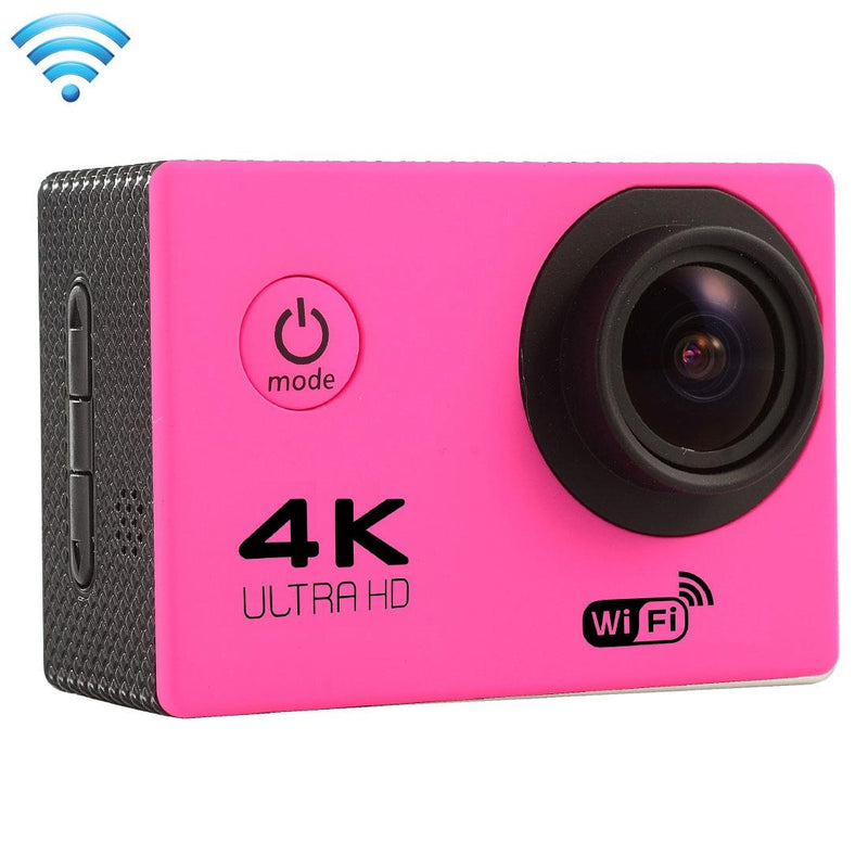170 Degree Wide Angle Wifi Action Camera With Waterproof Case - Supports 64Gb Micro Sd