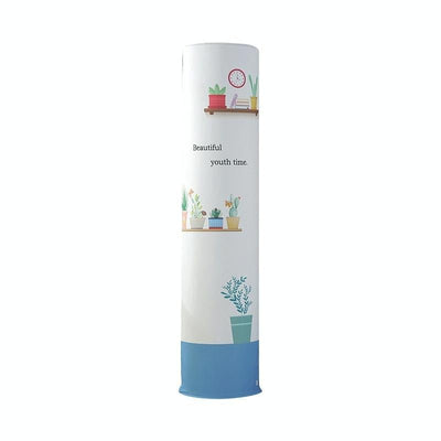 185 X 40 Cm Elastic Cloth Cabinet Air Conditioner Dust Cover - Blue Peacock