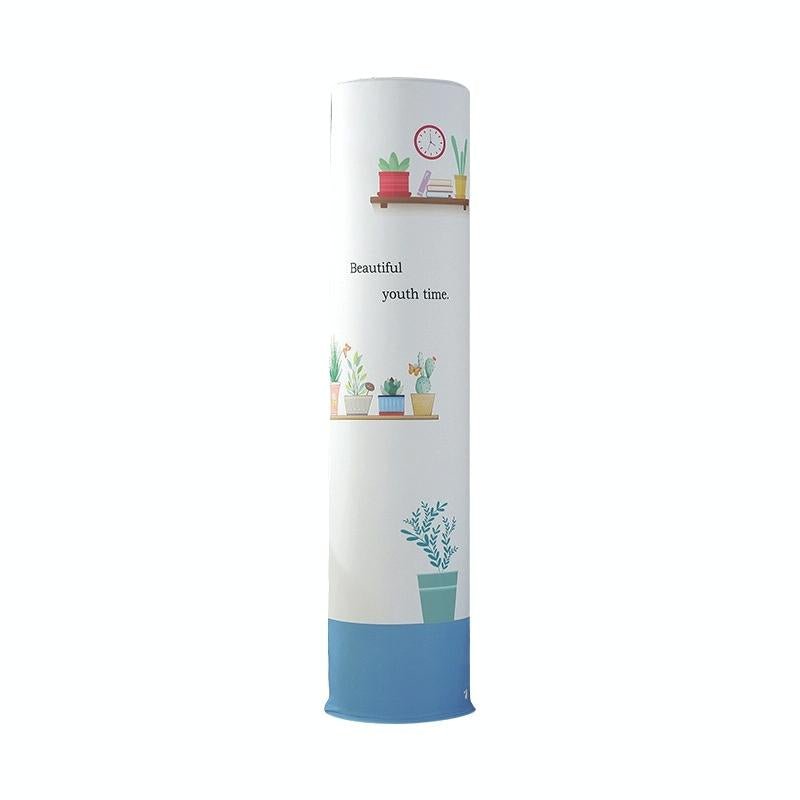 185 X 40 Cm Elastic Cloth Cabinet Air Conditioner Dust Cover - Blue Peacock