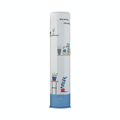 185 X 40 Cm Elastic Cloth Cabinet Air Conditioner Dust Cover - Blue Peacock