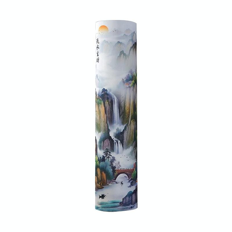 185 X 40 Cm Elastic Cloth Cabinet Air Conditioner Dust Cover - Blue Peacock