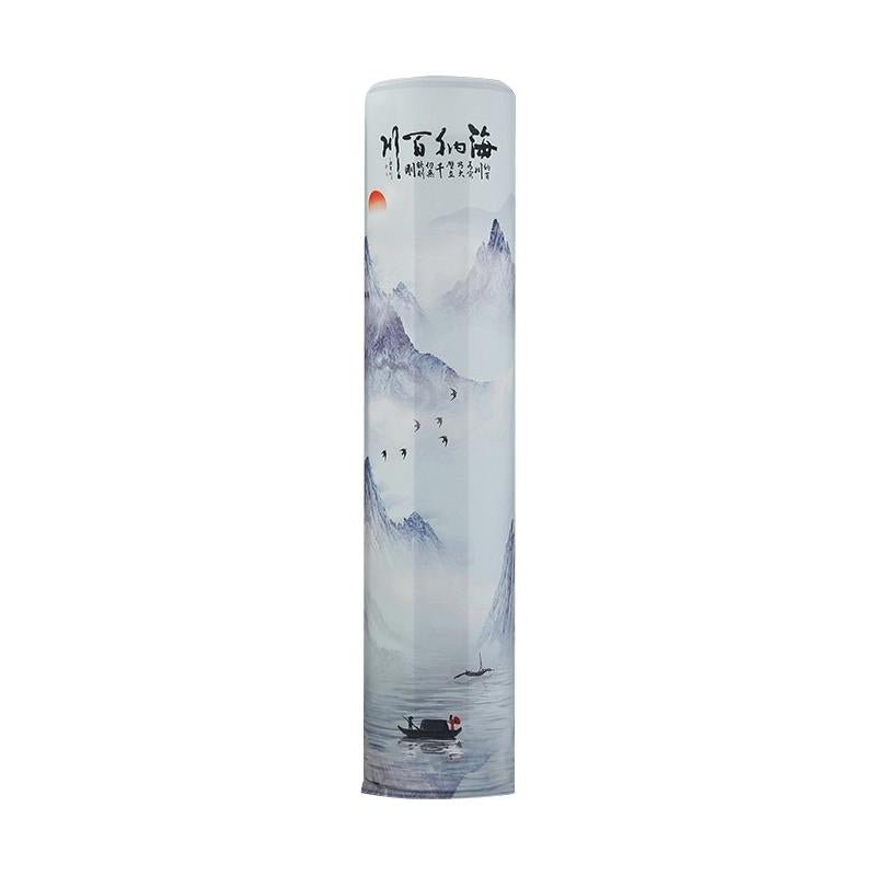 185 X 40 Cm Elastic Cloth Cabinet Air Conditioner Dust Cover - Blue Peacock
