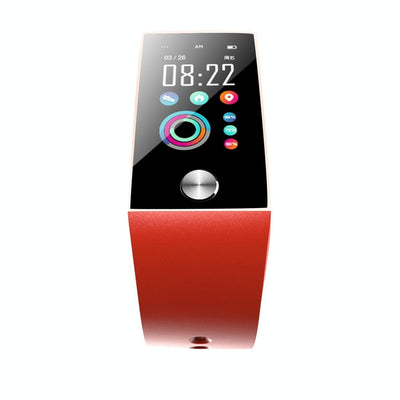Waterproof Bluetooth Smartwatch With Tft Screen - Red