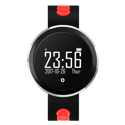 0.95 Inch Hd Oled Screen Display Bluetooth Smart Bracelet Ip68 Waterproof Support Pedometer / Sedentary Reminder / Heart Rate Monitor / Sleep Monitor Compatible With Android And Ios Phones - Red