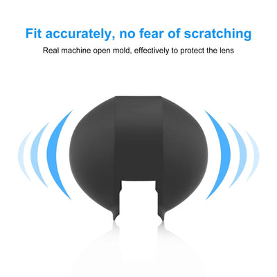 Silicone Dive Case Lens Guard For Insta360 X3 / X4 - Invisible And Protective - Red