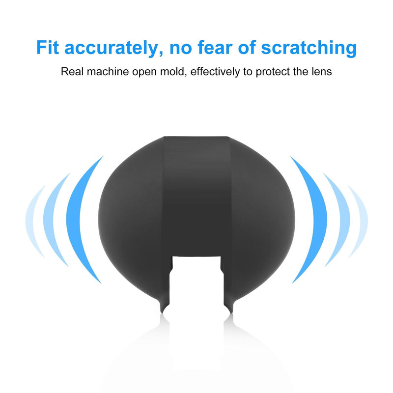 Silicone Dive Case Lens Guard For Insta360 X3 / X4 - Invisible And Protective - Red