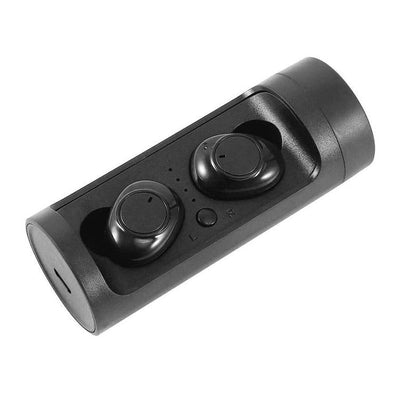 Wireless Touch Bluetooth Headset with Magnetic Charging - Automatic Pairing - Red