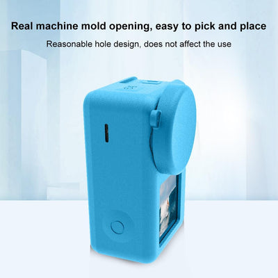 Protective Silicone Case with Lens Cap - Red