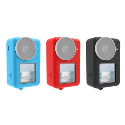 Protective Silicone Case with Lens Cap - Red