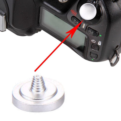 Metal Camera Shutter Release Button - Universal - 11Mm Diameter 2Mm Thickness - Red