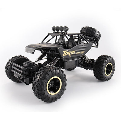 37cm Remote Control Bigfoot Climbing Car - 1 12 Alloy 4wd Cross-country Toy - Red