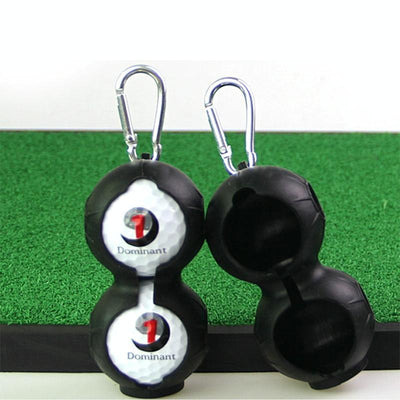2-pack Golf Silicone Double-ball Protection Sleeves - Red