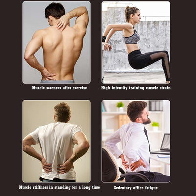 Adjustable Mini Electric Massage Gun With Usb Charging And Three-Speed Vibration