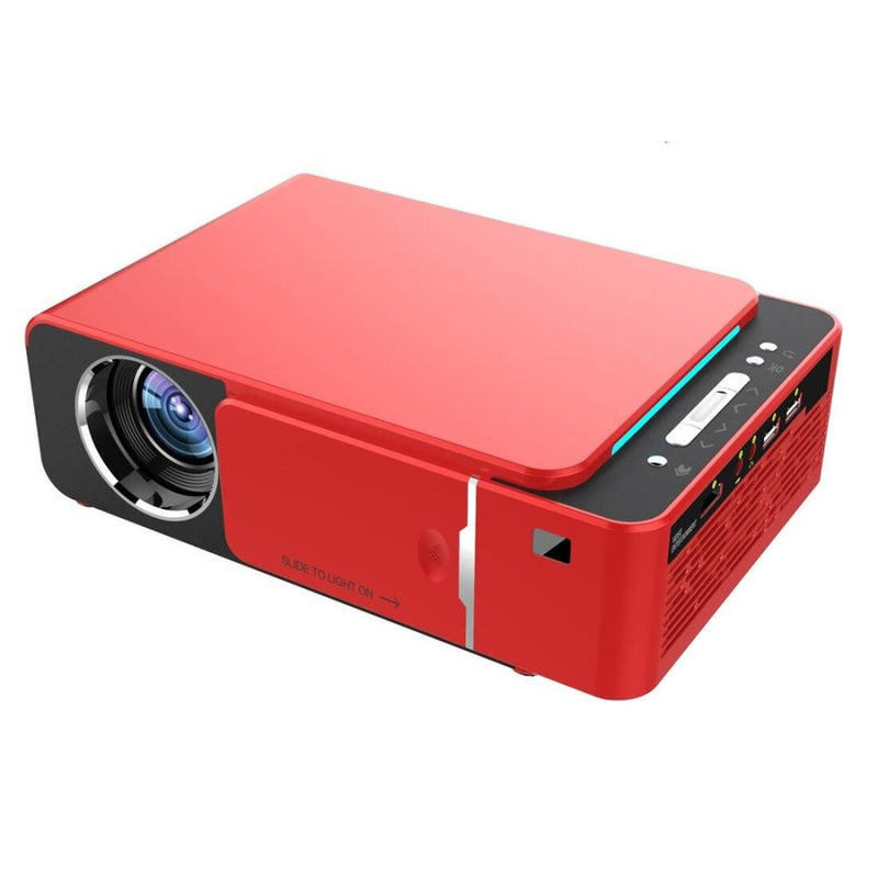 1080P Lcd Mini Theater Projector - 3500 Lumens - Red