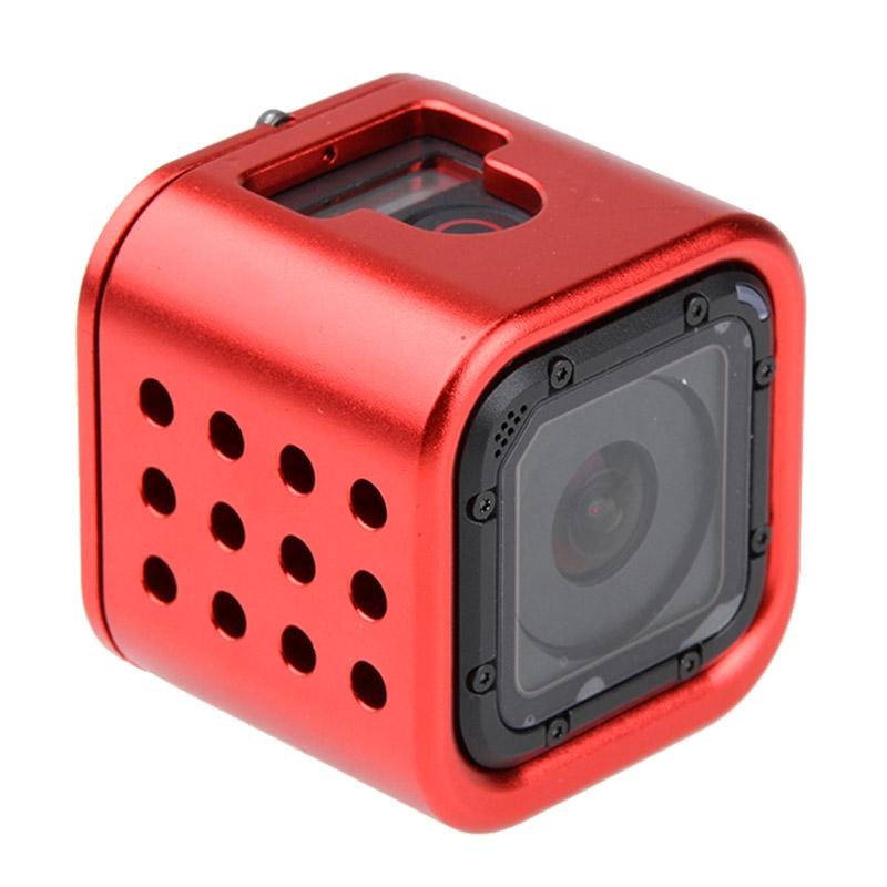 Aluminum Protective Cage for Gopro Session Cameras - Silver