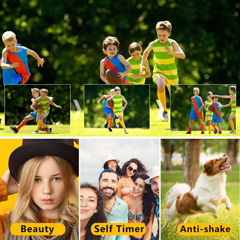 36Mp 2.7K Full Hd Digital Camera With 16X Zoom For Children - 2.4 Inch Screen - Silver