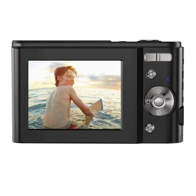 36Mp 2.7K Full Hd Digital Camera With 16X Zoom For Children - 2.4 Inch Screen - Silver