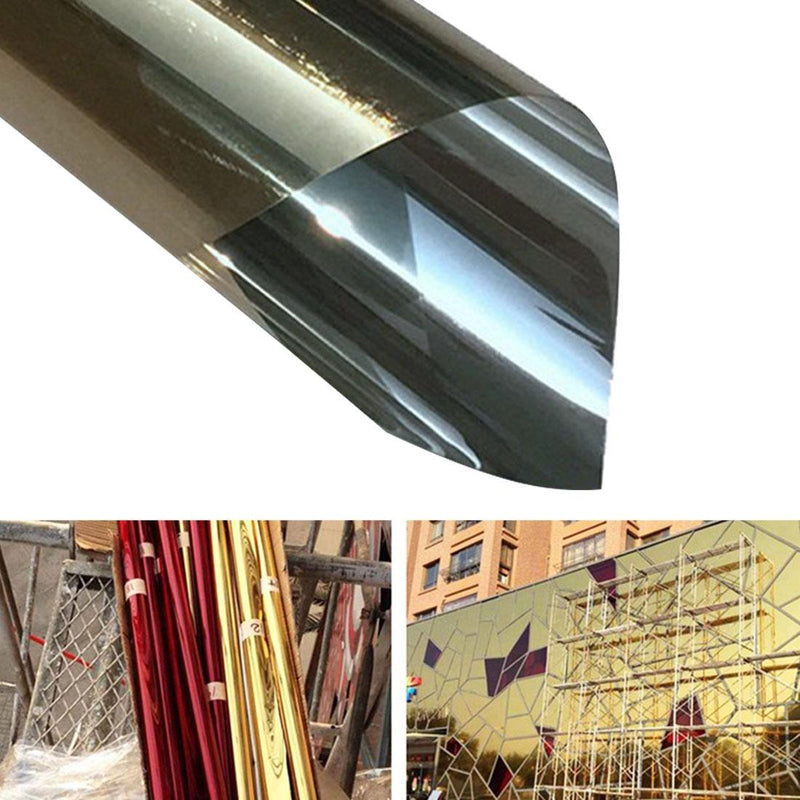 70cm Uv Reflective one Way Privacy Window Film Sticker - Silver