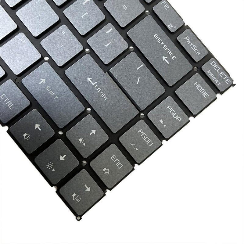Backlit Laptop Keyboard for Msi Gs65 Series - us Version - Silver