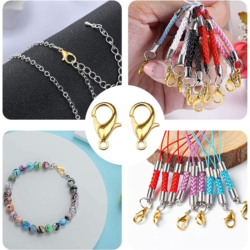 12Mm High Quality Alloy Lobster Claw For Diy Jewelry - Silver