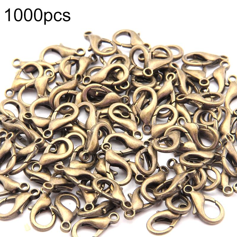 12Mm High Quality Alloy Lobster Claw For Diy Jewelry - Bronze