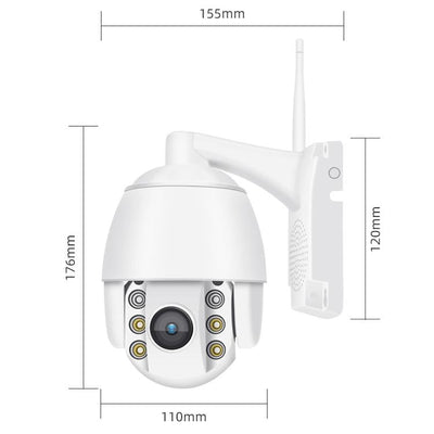 360 Degree Panoramic Hd Wifi Camera With Motion Detection & Two-Way Voice