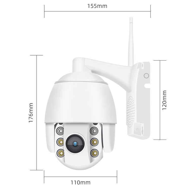 360 Degree Panoramic Hd Wifi Camera With Motion Detection & Two-Way Voice