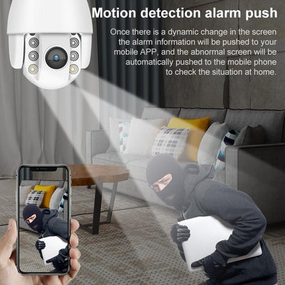 360 Degree Panoramic Hd Wifi Camera With Motion Detection & Two-Way Voice