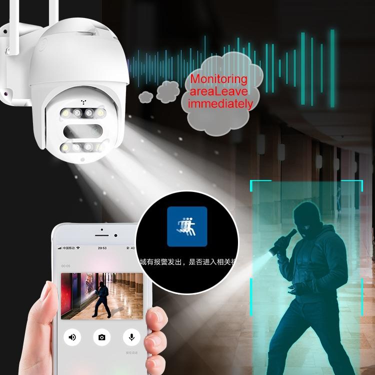 1080P Wireless Ip Camera With Motion Detection & Night Vision - Tf Card Support
