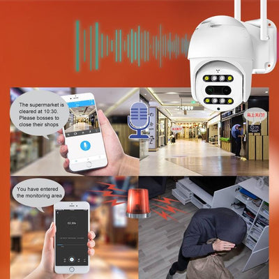1080P Wireless Ip Camera With Motion Detection & Night Vision - Tf Card Support